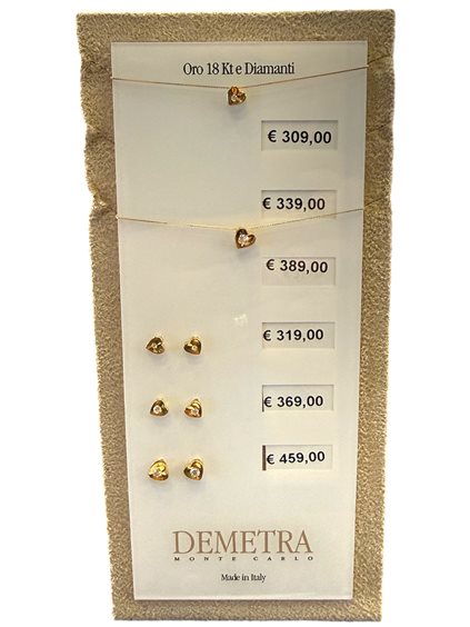 Halskette Demetra Dame ESSENTIAL in Gelbgold Diamante 0.01 Ct 031H.001.Y.A3 - 031H.001.Y.A3